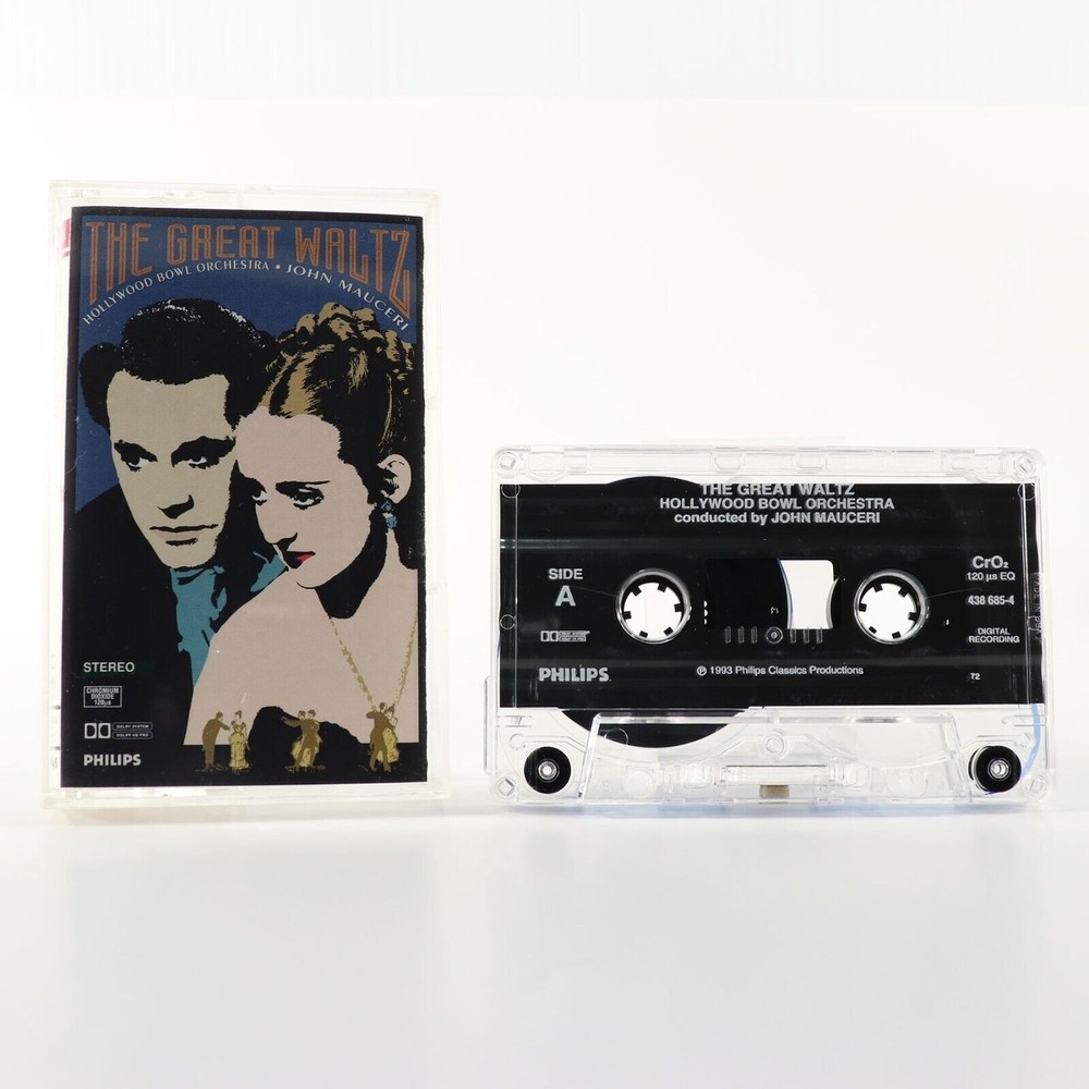 The Great Waltz - Hollywood Bowl Orchestra, John Mauceri (Cassette Tape, 1993)